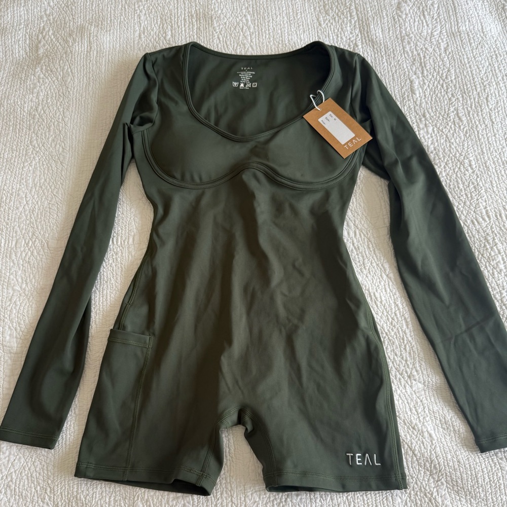 Active by teal long sleeve workout onesie